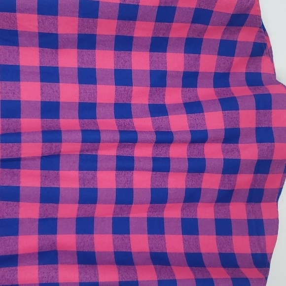 Vineyard Vines Relaxed Carmel Buffalo Check Performance Flannel Womens 4 Cotton - Picture 9 of 10
